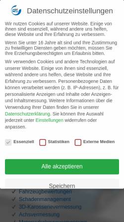 Vorschau der mobilen Webseite kfz-unfallgutachter.berlin, Ingenieur- und Kfz-Sachverständigenbüro Sécrit - Inh. Dipl.-Ing. (FH) Benjamin Sécrit