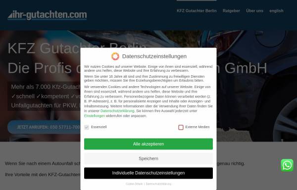 Vorschau von ihr-gutachten.com, ihr-gutachten.com GmbH