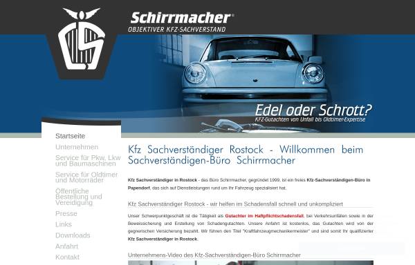 Vorschau von www.buero-schirrmacher.de, Kfz Sachverständigenbüro Christian Schirrmacher