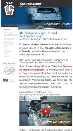 Vorschau der mobilen Webseite www.buero-schirrmacher.de, Kfz Sachverständigenbüro Christian Schirrmacher