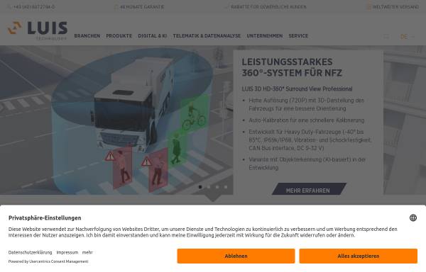 Vorschau von www.luis.de, LUIS Technology GmbH