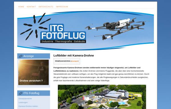 Vorschau von www.itg-fotoflug.de, ITG Fotoflug