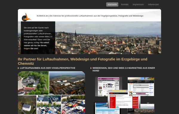 Vorschau von www.koliblick.de, Koliblick Luftaufnahmen