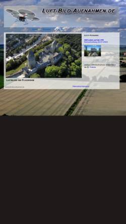 Vorschau der mobilen Webseite www.luft-bild-aufnahmen.de, Individuelle Luftbildaufnahmen per Flugdrohne