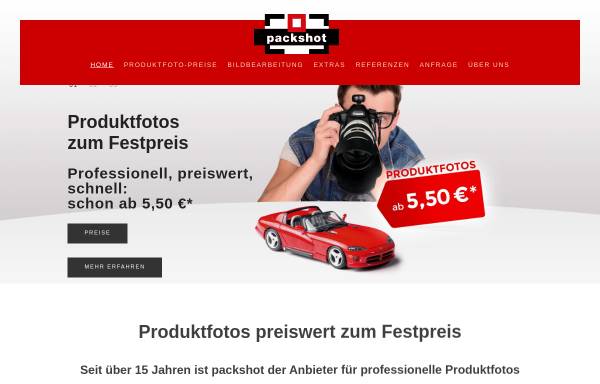 Vorschau von packshot.de, Packshot - Perac GmbH