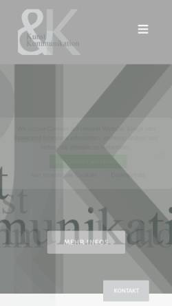 Vorschau der mobilen Webseite www.frizi.de, Kunst & Kommunikation, Dr. Friederike Zimmermann