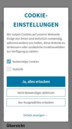 Vorschau der mobilen Webseite www.thueringen.de, Fachschule für Agrarwirtschaft Stadtroda