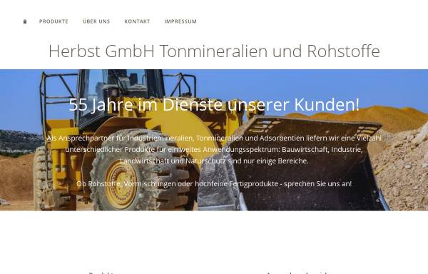 Vorschau von www.industriemineralien.de, Herbst GmbH