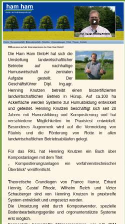 Vorschau der mobilen Webseite www.hamhamgmbh.de, Ham Ham GmbH