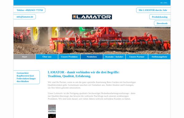 Vorschau von www.lamator.de, Lamator GmbH