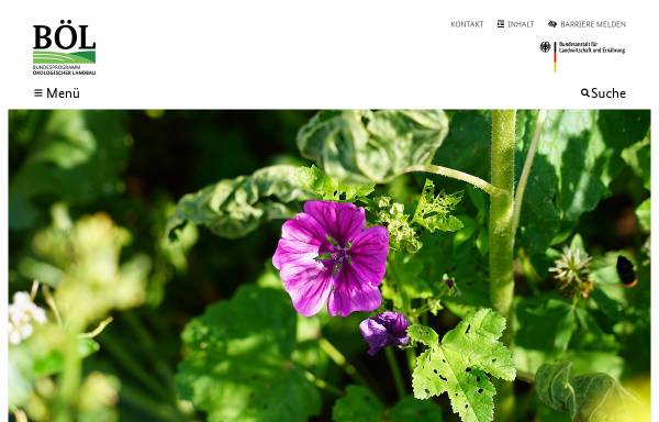 Vorschau von www.bundesprogramm.de, Bundesprogramm Ökologischer Landbau und andere Formen nachhaltiger Landwirtschaft