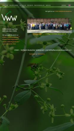 Vorschau der mobilen Webseite www.natur-im-vww.de, Verband deutscher Wildsamen- und Wildpflanzenproduzenten e.V.