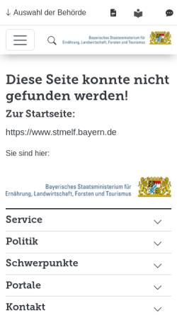 Vorschau der mobilen Webseite www.stmelf.bayern.de, Bayerisches Amt für forstliche Saat- und Pflanzenzucht (ASP)