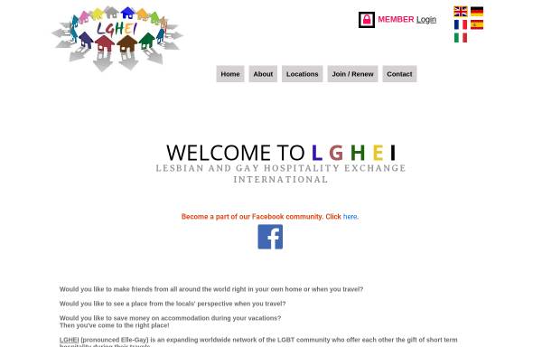 Vorschau von www.lghei.org, LGHEI - Internationaler Lesbisch-Schwuler Gastfreundschaftsaustausch