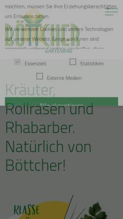 Vorschau der mobilen Webseite www.boettcher-gartenbau.de, Böttcher Gartenbau, Stefan Böttcher