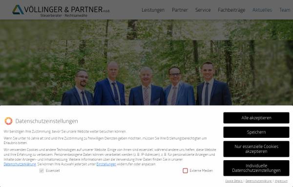 Vorschau von voellinger-partner.de, Voellinger & Partner