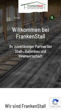 Vorschau der mobilen Webseite frankenstall.de, FS FrankenStall GmbH