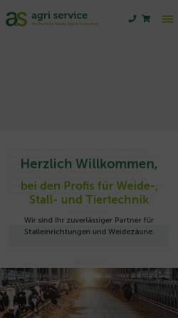 Vorschau der mobilen Webseite www.agri-service.de, Agri-service, Hartmut Gebert