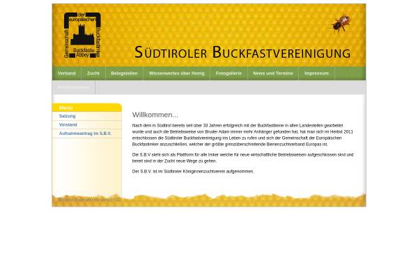 Vorschau von www.buckfast.it, Südtiroler Buckfastvereinigung