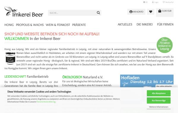 Vorschau von www.imkerei-beer.de, Imkerei Beer