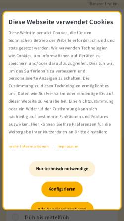 Vorschau der mobilen Webseite www.sano.de, Sano - Moderne Tierernährung GmbH
