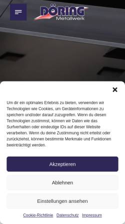 Vorschau der mobilen Webseite doeringmarl.de, H.-J. Döring GmbH +Co KG