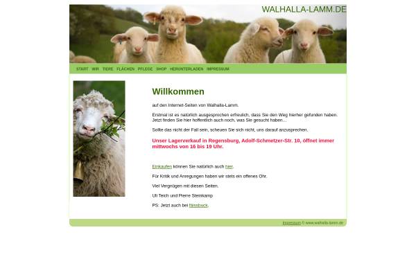Vorschau von www.walhalla-lamm.de, Walhalla-Lamm