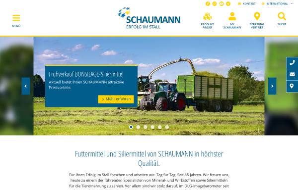 Vorschau von schaumann-online.de, Schaumann - Erfolg im Stall