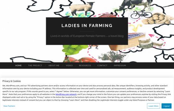 Vorschau von ladiesinfarming.wordpress.com, Ladies In Farming