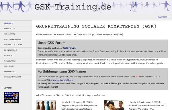 Vorschau von www.gsk-training.de, Dr. Rüdiger Hinsch