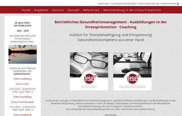 Vorschau von www.ifse.info, IfSE® - stb Coaching Stephan Breuer