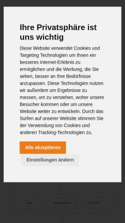 Vorschau der mobilen Webseite www.procedera.de, Procedera Consult GmbH