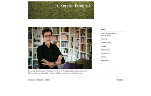 Vorschau von friedrich-strategie.de, Friedrich - Strategie, Inh. Dr. Kerstin Friedrich