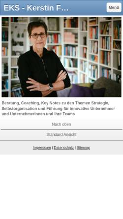 Vorschau der mobilen Webseite friedrich-strategie.de, Friedrich - Strategie, Inh. Dr. Kerstin Friedrich