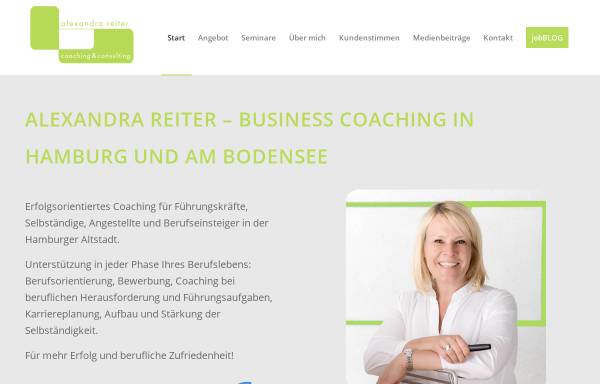 Vorschau von alexandrareiter.de, Alexandra Reiter - Coaching und Consulting