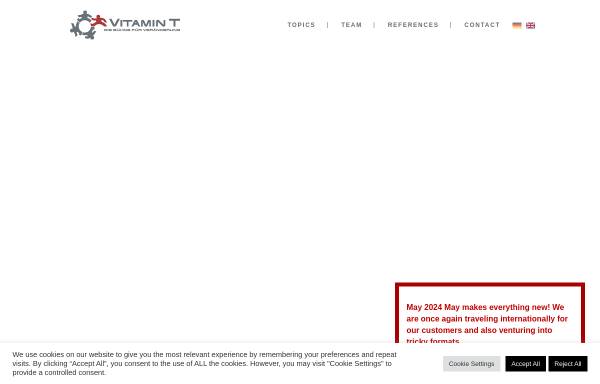 Vorschau von vitamint.com, VitaminT – Theater und Training für Veränderung GbR