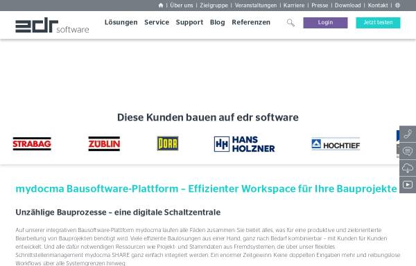 Vorschau von www.edr-software.com, EDR Software GmbH