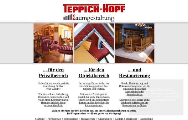 Vorschau von www.teppich-hopf.de, Teppich Hopf Raumgestaltung
