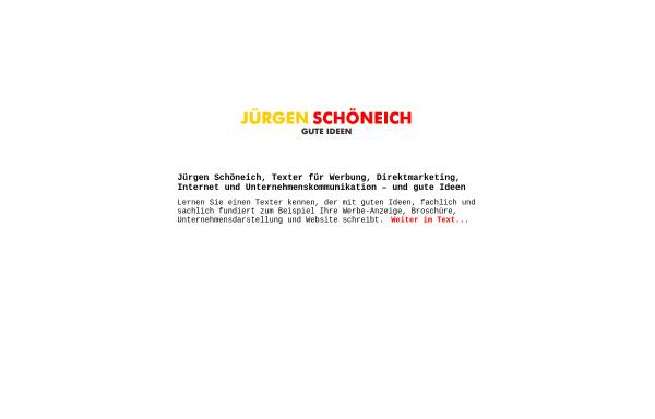 Vorschau von www.schoentext.de, Jürgen Schöneich