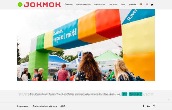 Vorschau von www.jokmok.de, Jokmok event & promotion GmbH