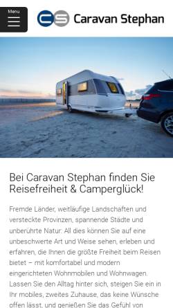 Vorschau der mobilen Webseite www.caravan-stephan.de, H.Stephan