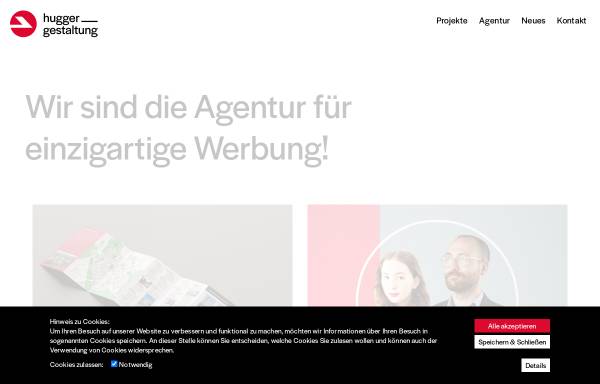 Vorschau von www.hugger-gestaltung.de, Hugger_gestaltung GmbH