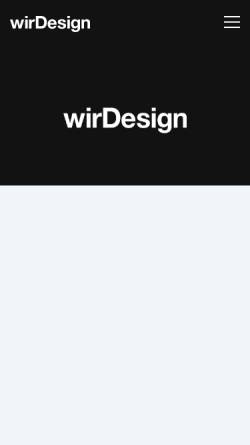 Vorschau der mobilen Webseite www.wirdesign.de, WirDesign communications AG