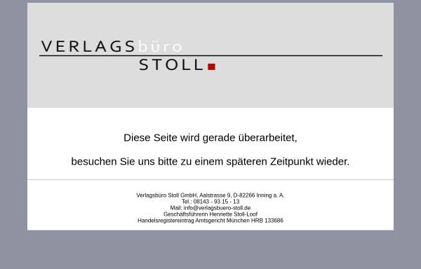 Vorschau von www.verlagsbuero-stoll.de, Verlagsbüro Stoll GmbH - Der Verlagspartner für Fachpuplikationen