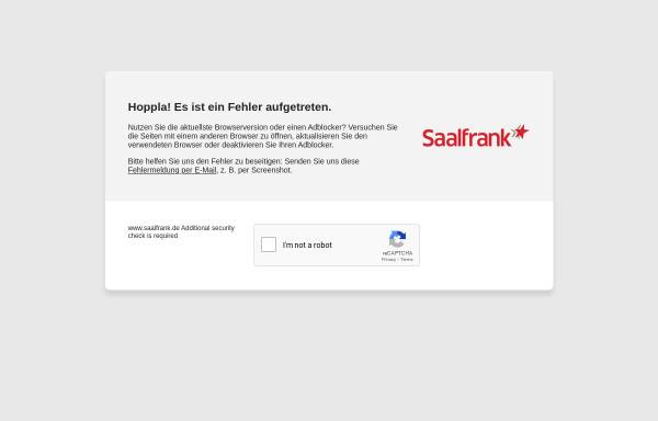 Vorschau von www.saalfrank.de, Saalfrank Qualitäts-Werbeartikel GmbH