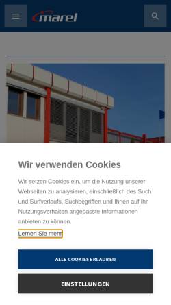 Vorschau der mobilen Webseite www.maja.de, MAJA-Maschinenfabrik Hermann Schill GmbH & Co. KG