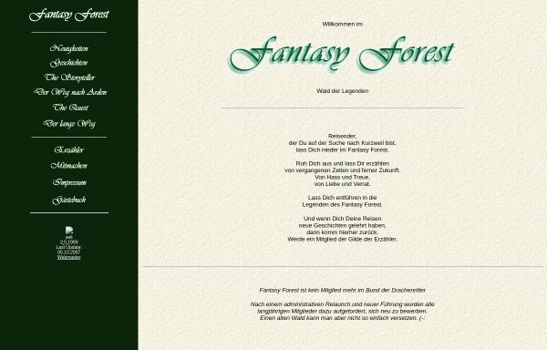 Vorschau von www.fantasyforest.de, Fantasy Forest