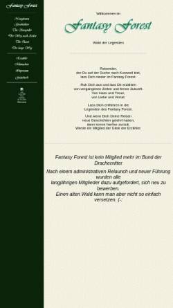 Vorschau der mobilen Webseite www.fantasyforest.de, Fantasy Forest