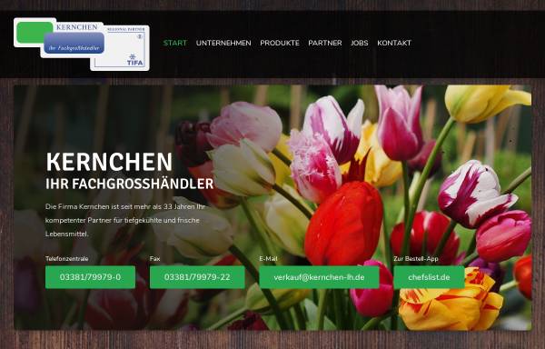 Vorschau von www.kernchen-lebensmittelhandel.de, Kernchen Lebensmittelhandel GmbH