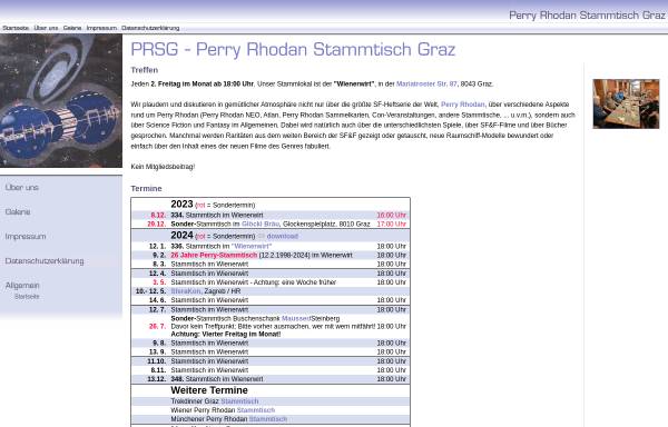 Vorschau von prsg.bplaced.net, Perry Rhodan Stammtisch Graz